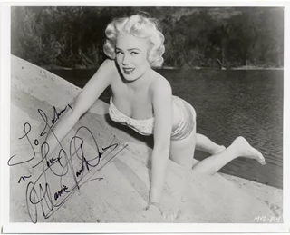 Mamie Van Doren autograph
