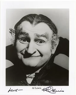 Al Lewis autograph