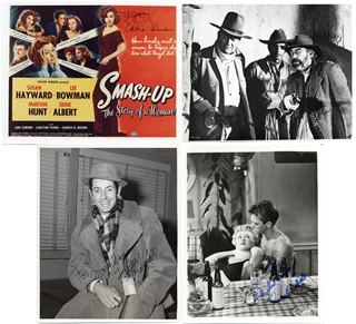 Actor Signed Photo Lot autograph