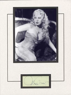Mae West autograph