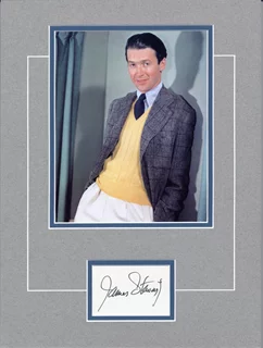 James Stewart autograph
