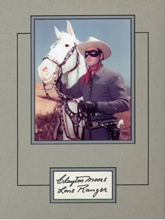 Clayton Moore autograph