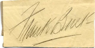 Frank Buck autograph