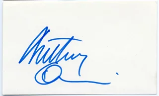 Anthony Quinn autograph