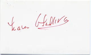 Maureen O'Sullivan autograph