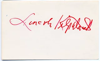Lincoln Kilpatrick autograph