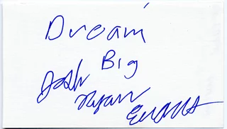 Josh Ryan Evans autograph