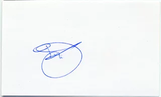 Peter Jennings autograph