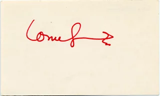 Lorne Greene autograph