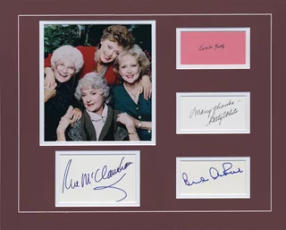 The Golden Girls autograph