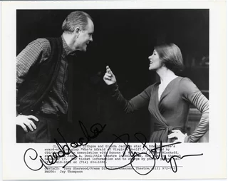 John Lithgow & Glenda Jackson autograph