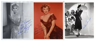 Barbara Stanwyck autograph