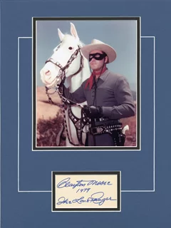 Clayton Moore autograph