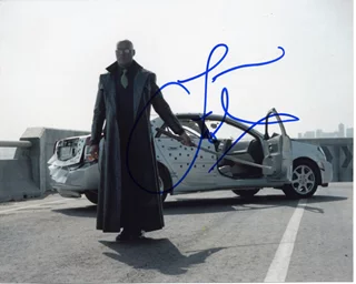Laurence Fishburne autograph