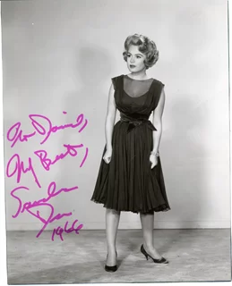 Sandra Dee autograph