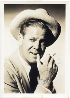 Dan Duryea autograph