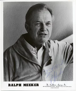 Ralph Meeker autograph