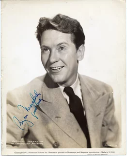 Burgess Meredith autograph