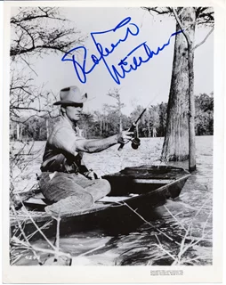 Robert Mitchum autograph