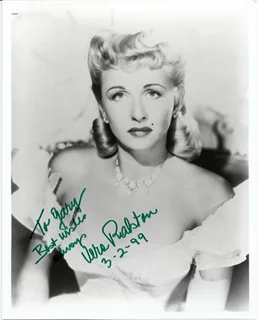 Vera Ralston autograph