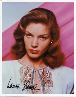 Lauren Bacall autograph