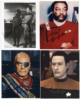 Star Trek Signed Photo Lot autograph