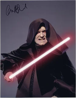 Ian McDiarmid autograph