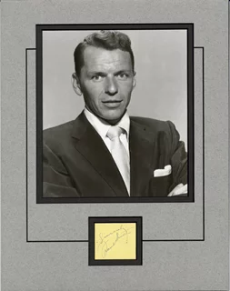 Frank Sinatra autograph