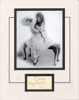 Mary Pickford autograph