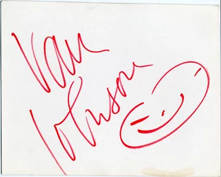 Van Johnson autograph
