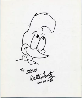 Walter Lantz autograph