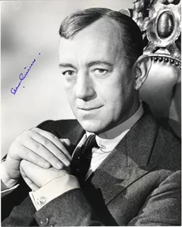 Alec Guinness autograph