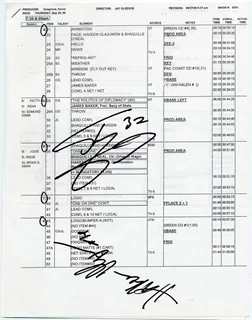 Hakeem Olajuwon & Shaquille O'Neal autograph