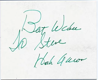 Hank Aaron autograph