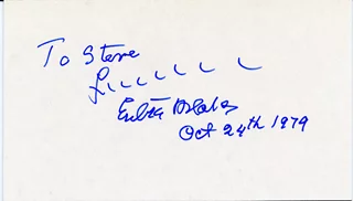 Eubie Blake autograph