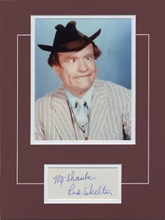 Red Skelton autograph