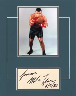 Mike Tyson autograph