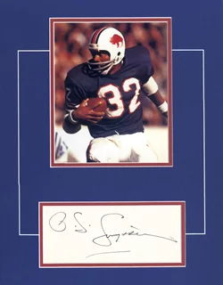 O. J. Simpson autograph