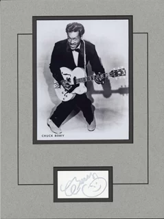 Chuck Berry autograph