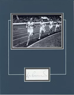 Roger Bannister autograph