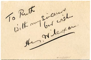 Henry Wilcoxon autograph