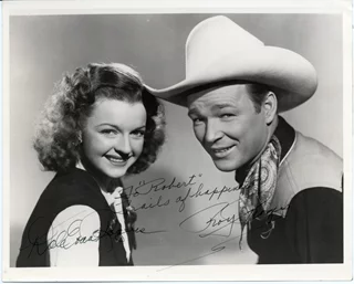 Roy Rogers & Dale Evans autograph