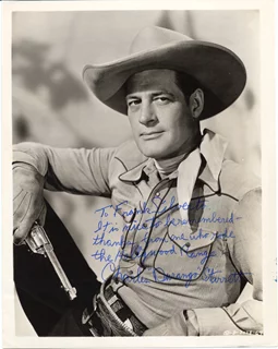 Charles Starrett autograph