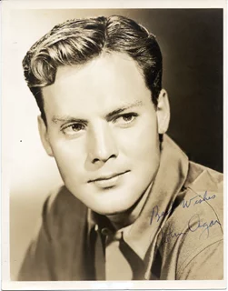 John Agar autograph