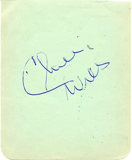 Chill Wills autograph