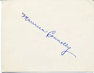 Maureen Connolly autograph