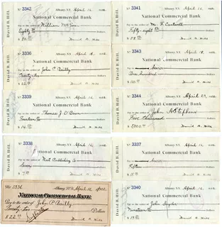 David B. Hill autograph