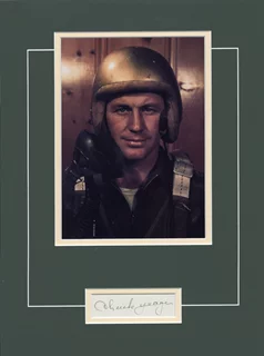 Chuck Yeager autograph
