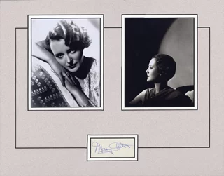 Mary Astor autograph