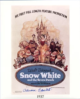 Adriana Caselotti autograph